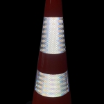 Traffic Cone Collars - White Reflective Traffic Cone Collar